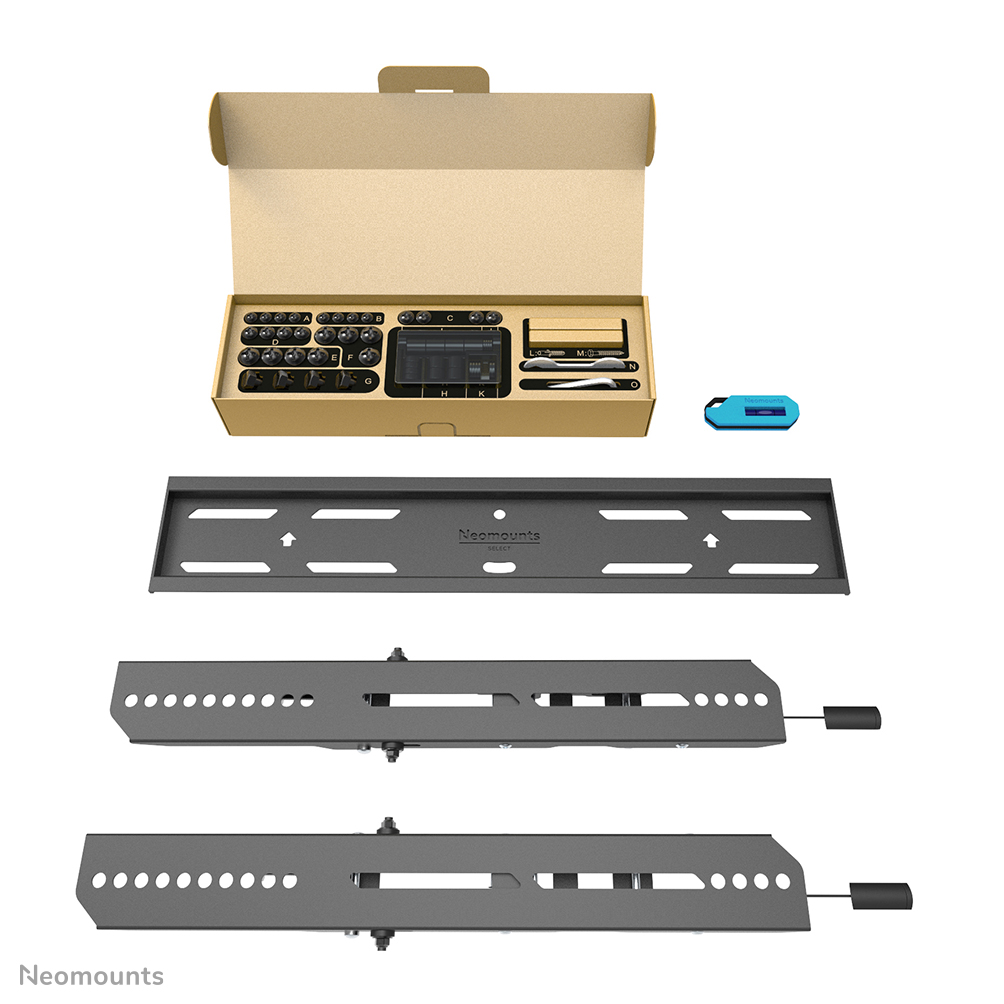 Neomounts WL35S-850BL14 TV mount wall 32-75" - tiltable - lockable - fast installation